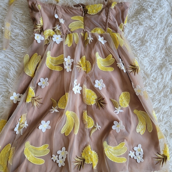 NWOT For Love and Lemons Fruit Punch Mini Dress - Picture 9 of 10